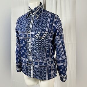 Vintage Blue and White Skyr Lightweight Women’s Jacket